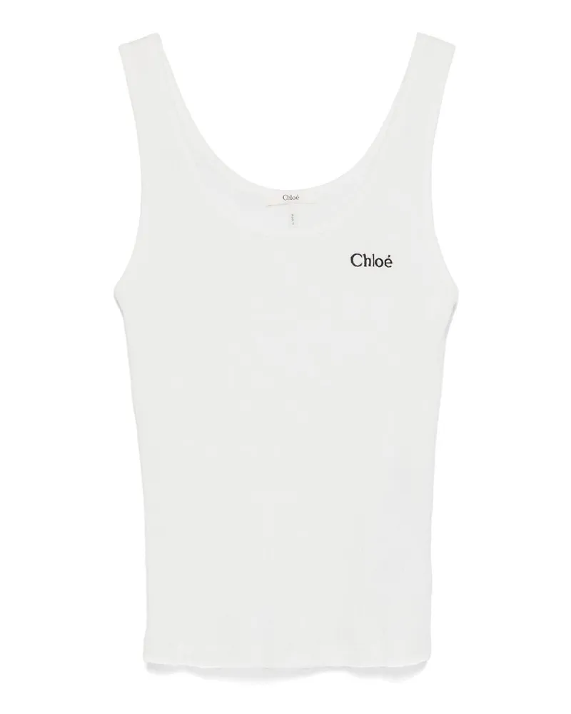 Chloé Top - Weiß Weiß