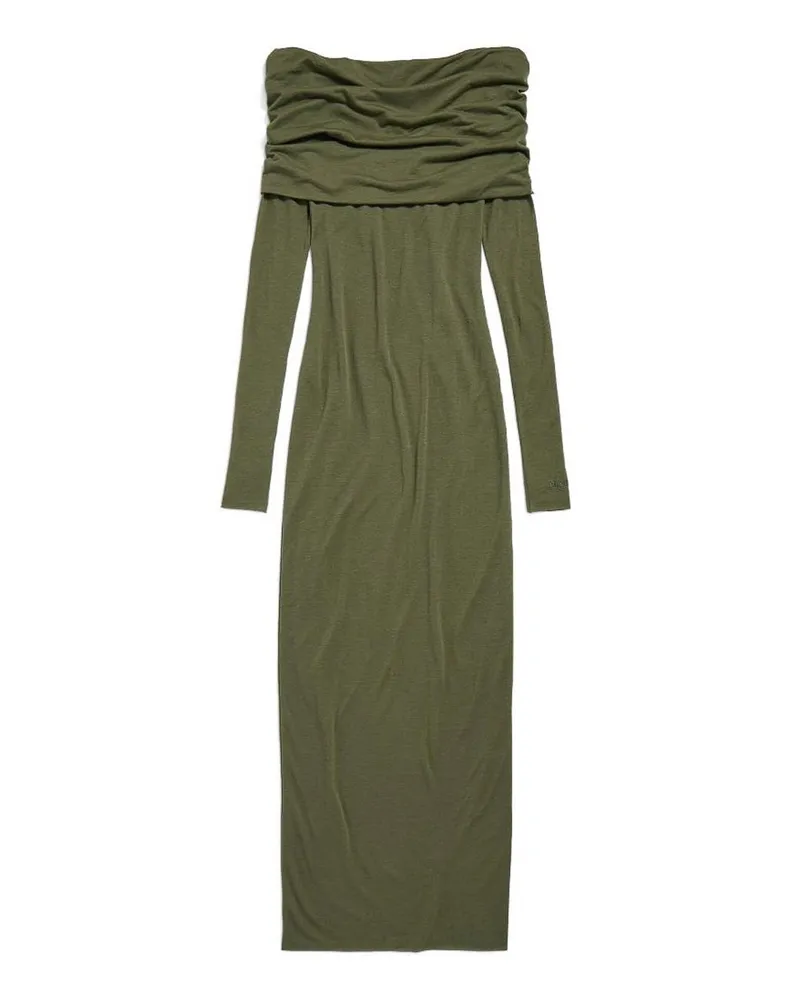 Balenciaga Knielanges Kleid - Grün Grün