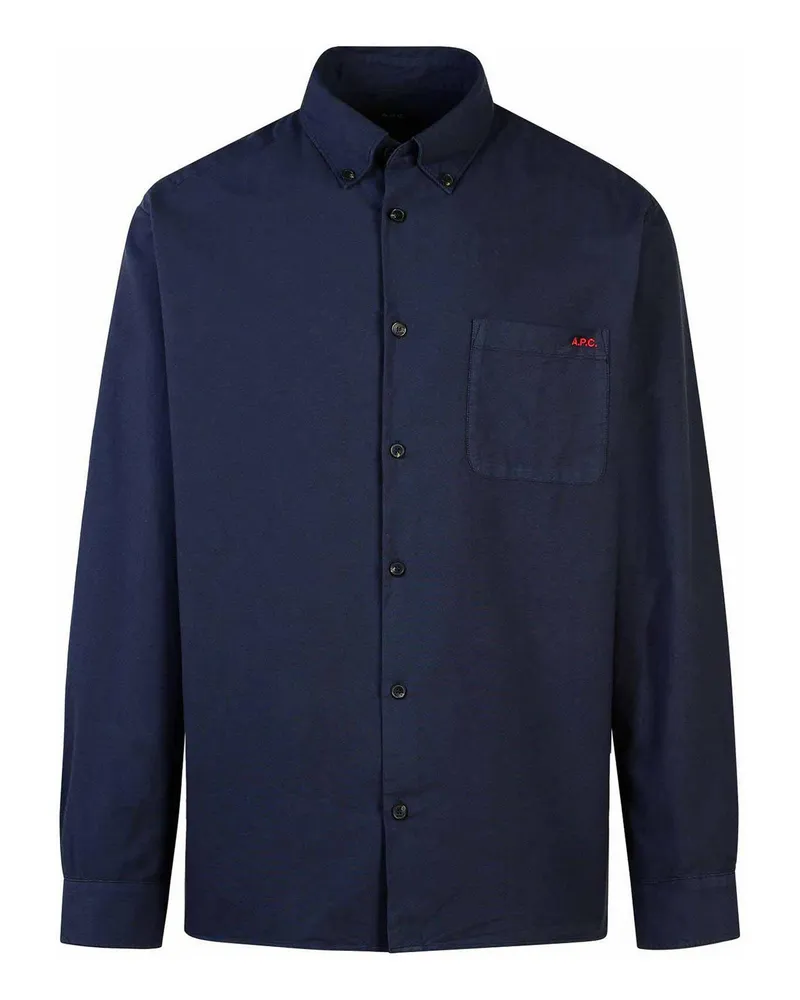 A.P.C. A. P.C. Hemd - Dunkelblau Dunkelblau