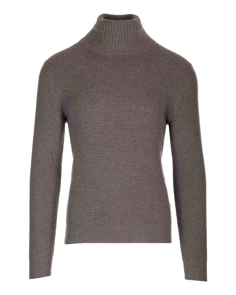 Tagliatore Rundhalspullover - Grau Grau