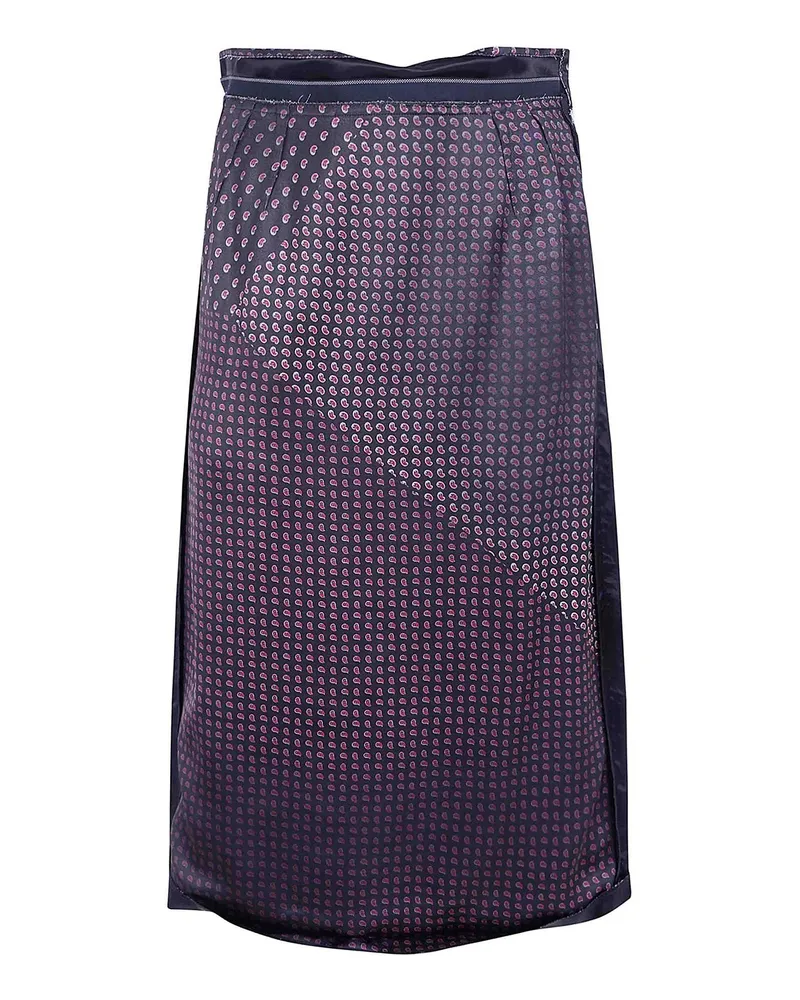 Maison Margiela Langer Rock - Schwarz Schwarz