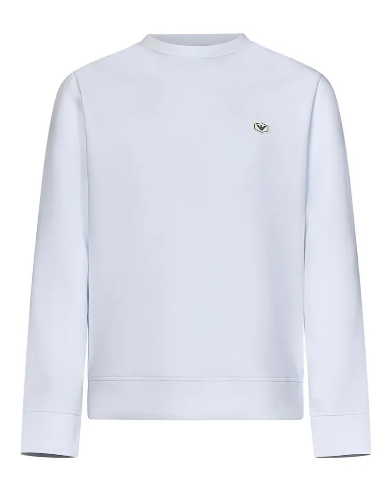 Emporio Armani Rundhalspullover - Weiß Weiß