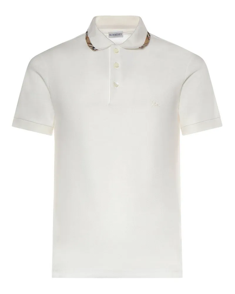 Burberry Poloshirt - Weiß Weiß