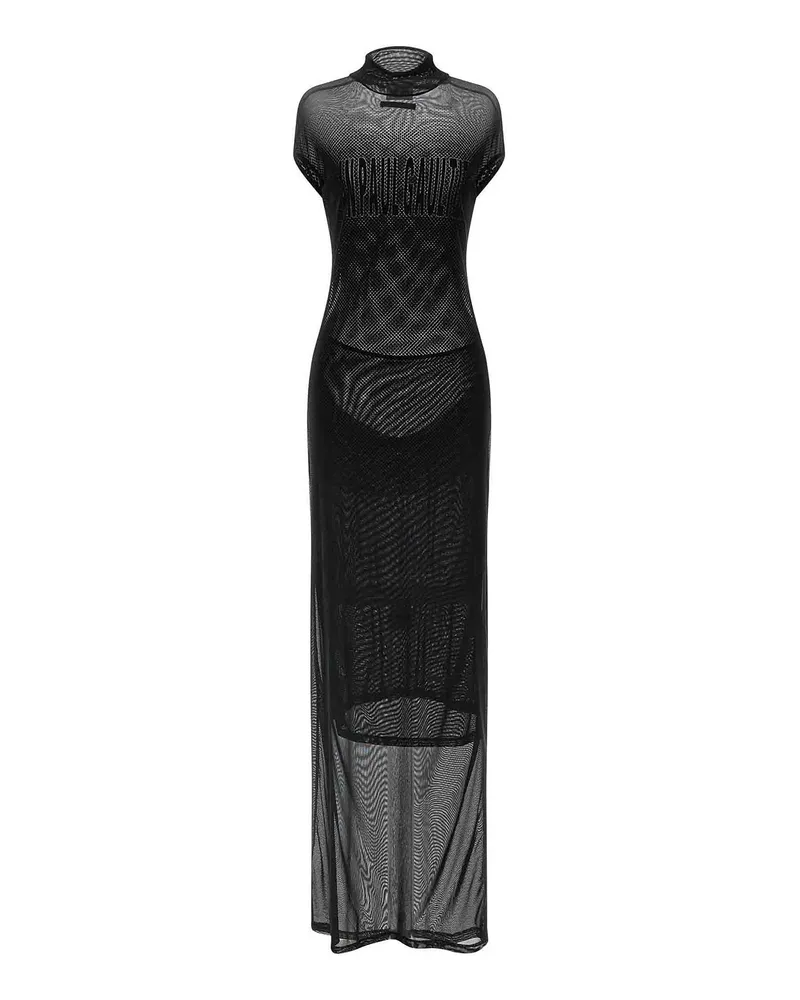 Jean Paul Gaultier Knielanges Kleid - Schwarz Schwarz