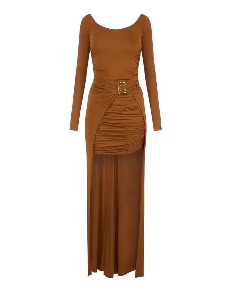 Elisabetta Franchi Maxikleid - Braun Braun