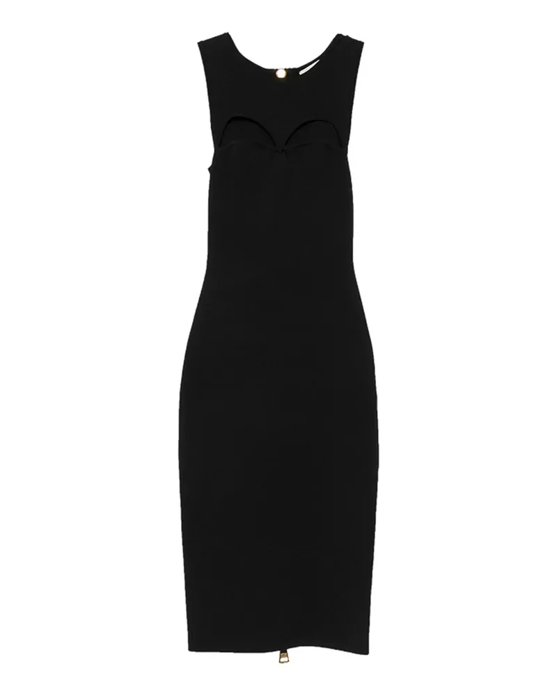 Elisabetta Franchi Knielanges Kleid - Schwarz Schwarz