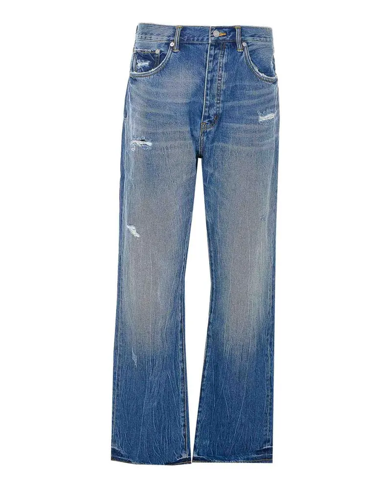 PURPLE BRAND Straight Leg Jeans - Blau Blau