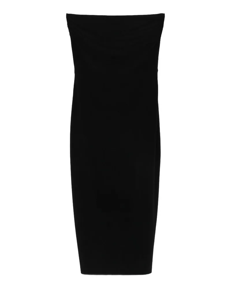 Norma Kamali Knielanges Kleid - Schwarz Schwarz