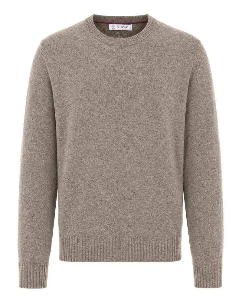 Brunello Cucinelli Rundhalspullover - Grau Grau