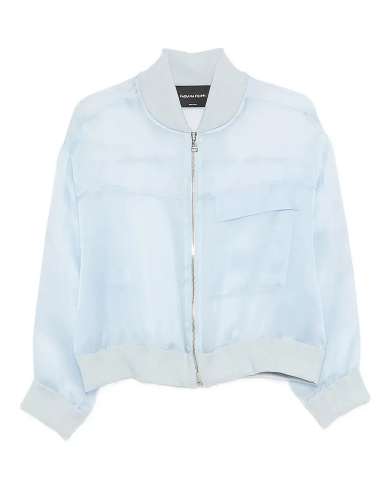 Fabiana Filippi Knielanger Mantel - Blau Blau
