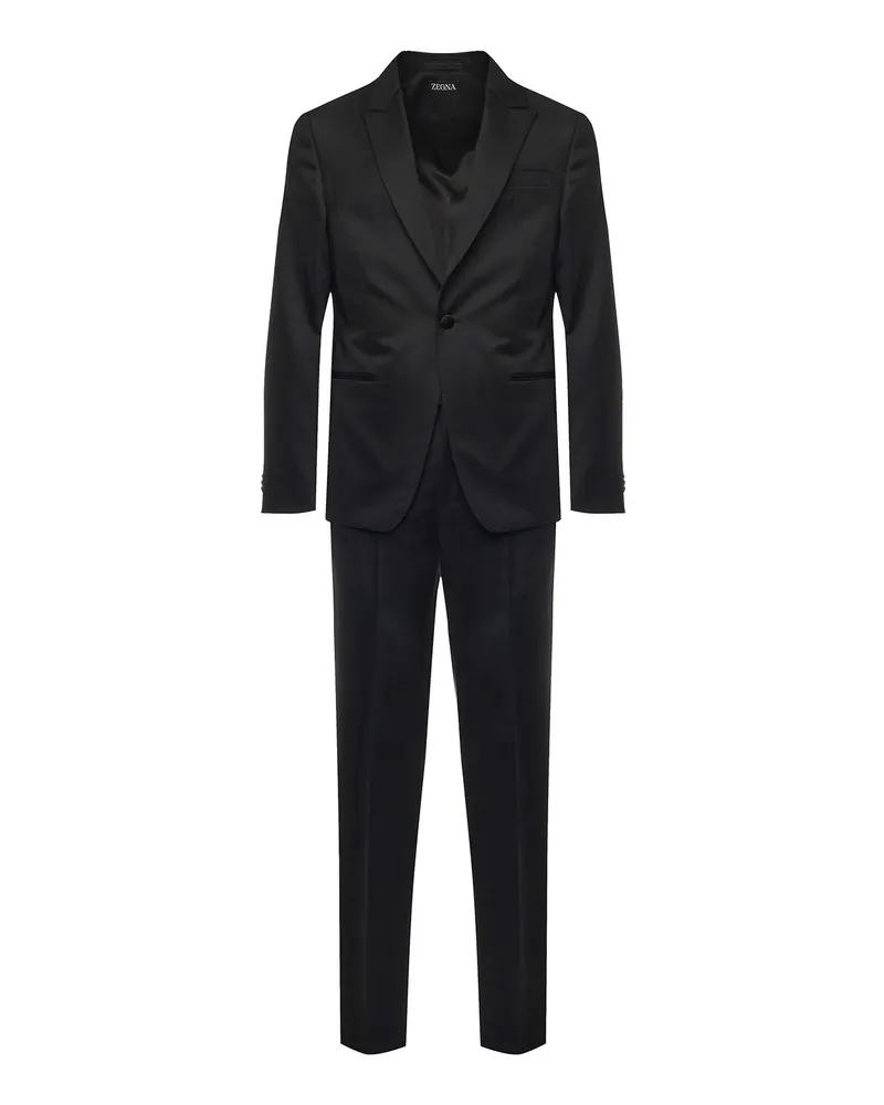 Ermenegildo Zegna Eleganter Anzug - Schwarz Schwarz