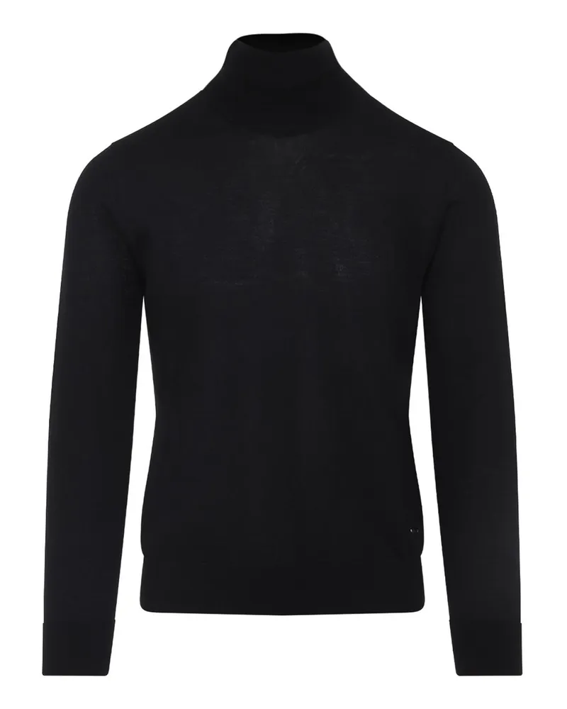 Brioni Rundhalspullover - Schwarz Schwarz