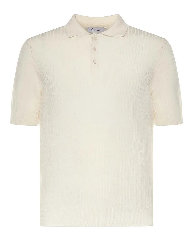 Giuliano Galiano Poloshirt - Weiß Weiß