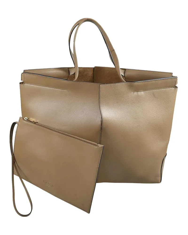 TOD'S Umhängetasche - Weiß Beige