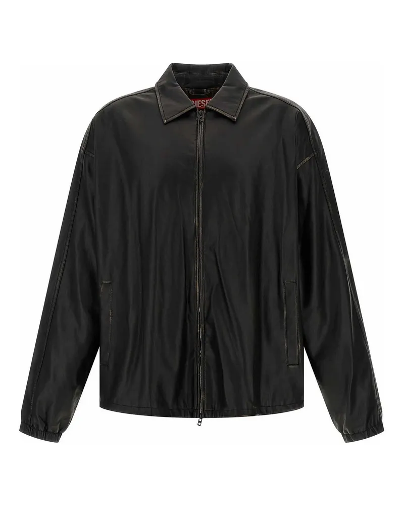 Diesel Casualjacke - Schwarz Schwarz