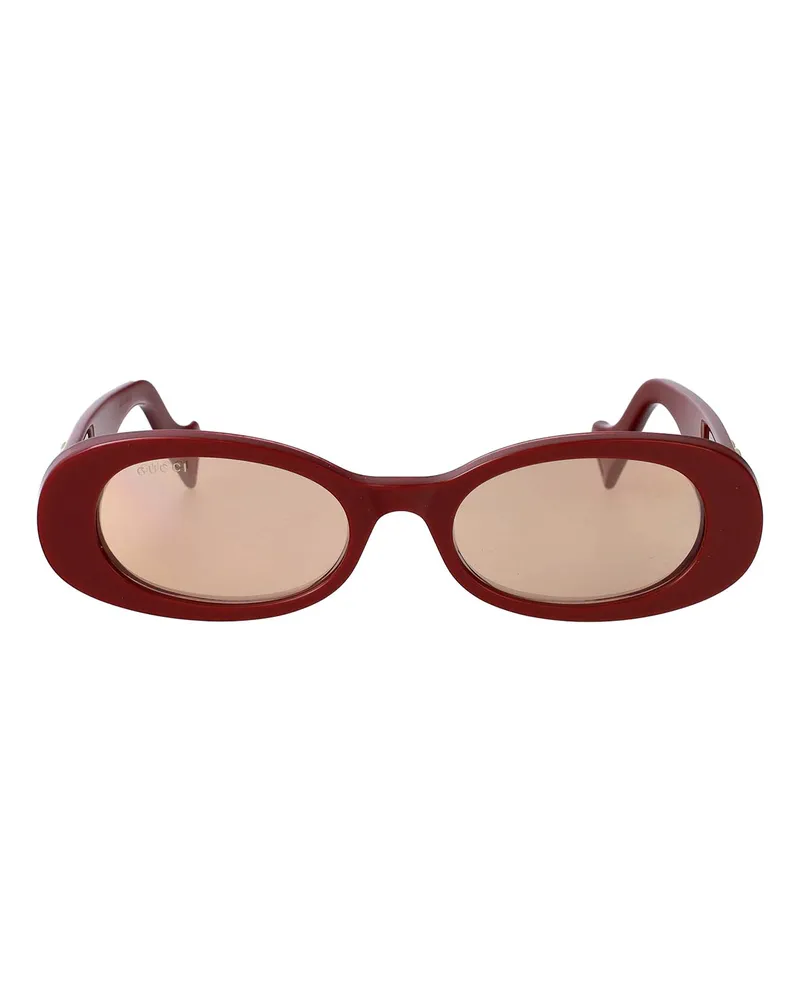 Gucci Sonnenbrille - Dunkelrot Dunkelrot