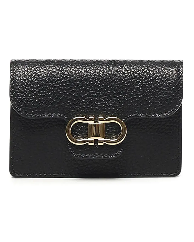 Ferragamo Portemonnaie - Schwarz Schwarz