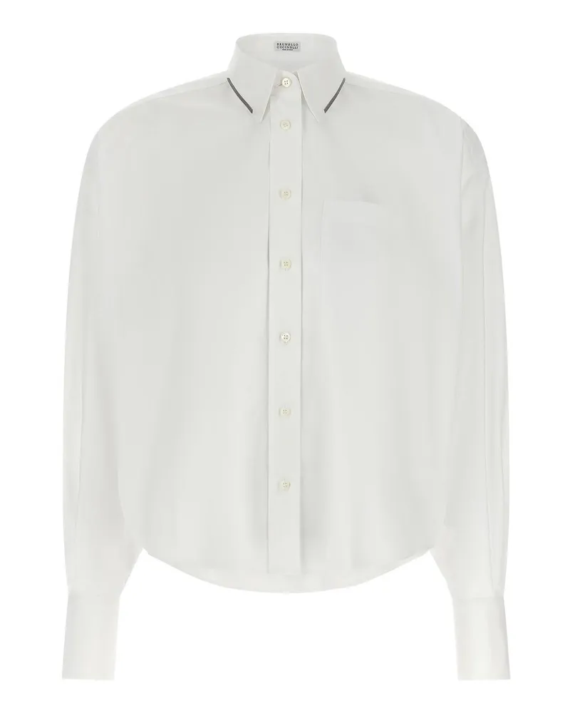 Brunello Cucinelli Hemd - Weiß Weiß