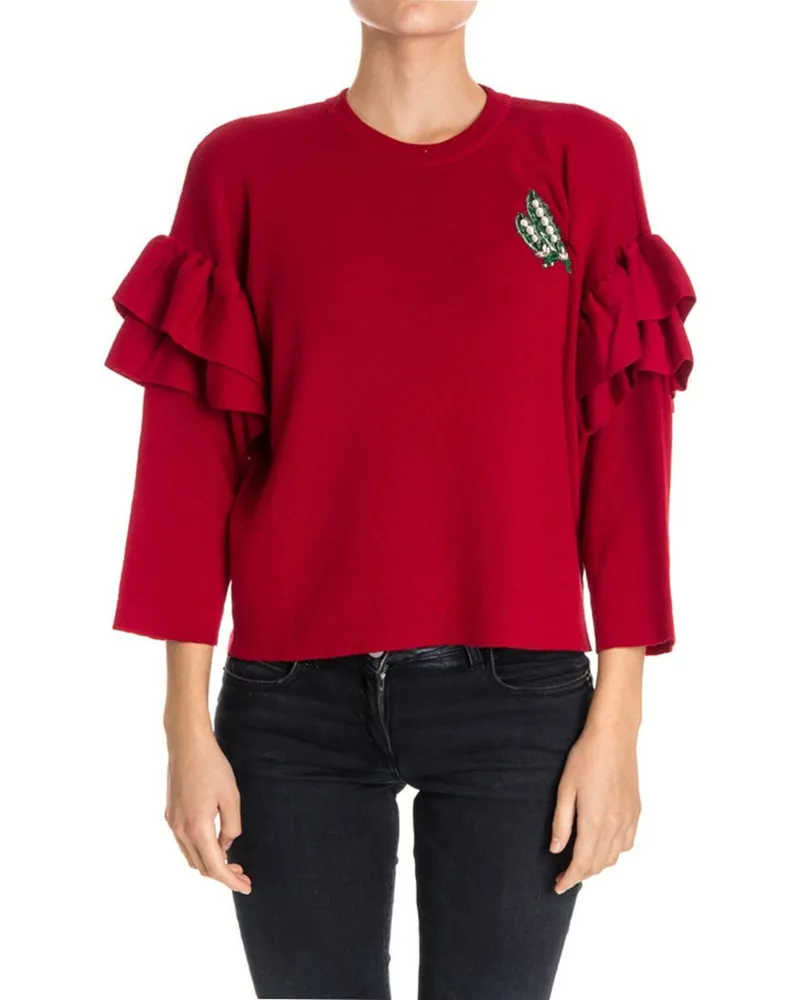 Vivetta Rollkragenpullover - Rot Rot
