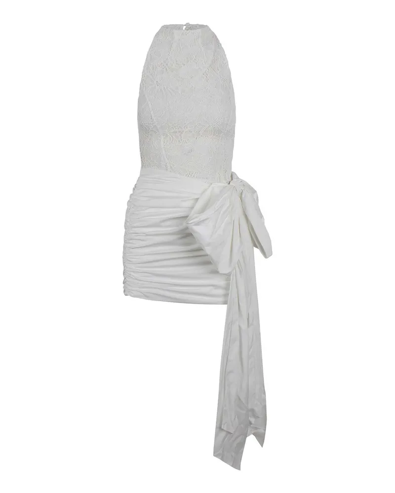 ROTATE Birger Christensen Cocktailkleid - Weiß Weiß