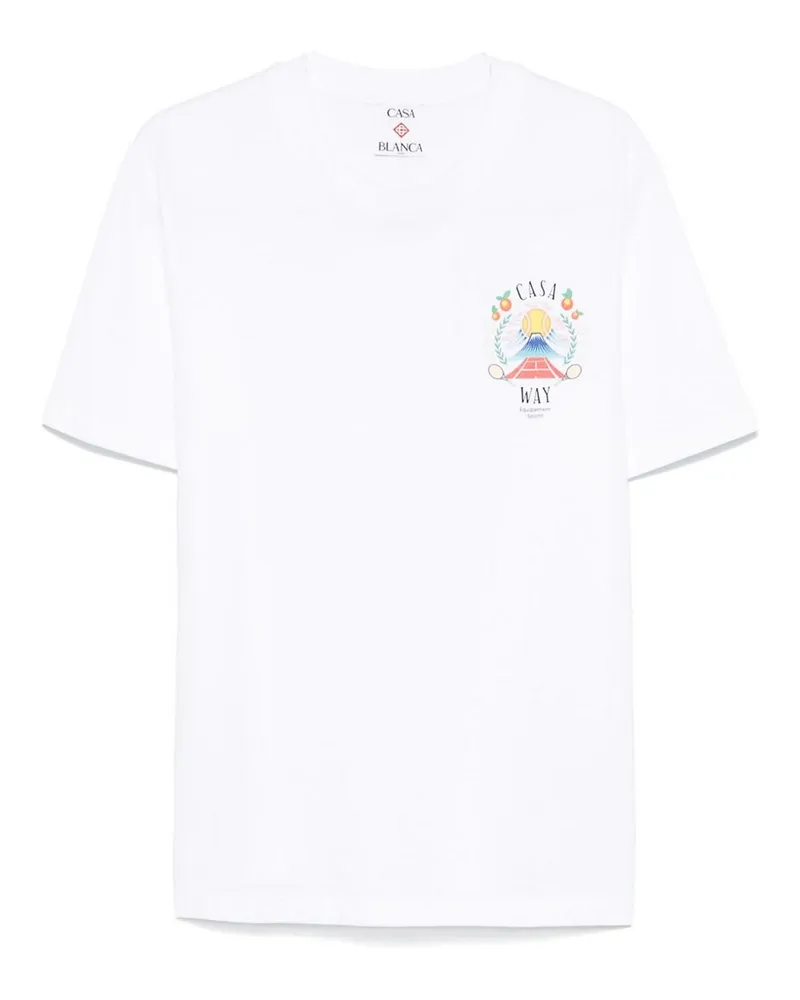 Casablanca Paris T-Shirt - Weiß Weiß
