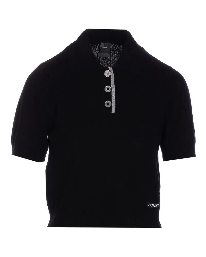 Pinko Poloshirt - Schwarz Schwarz