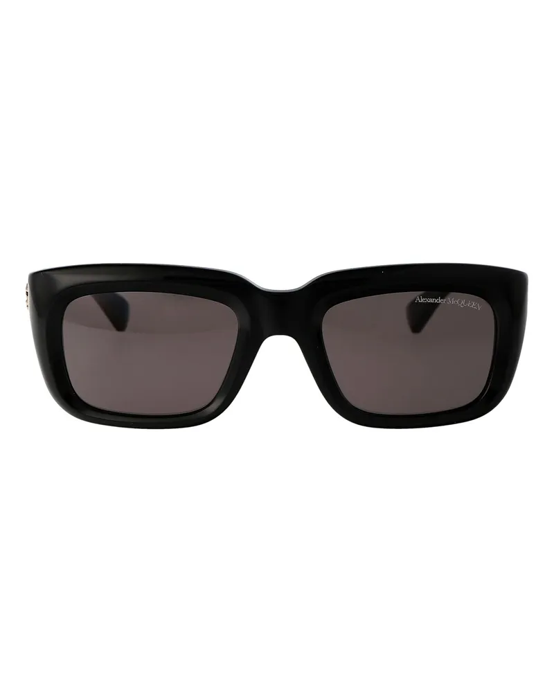 Alexander McQueen Sonnenbrille - Schwarz Schwarz