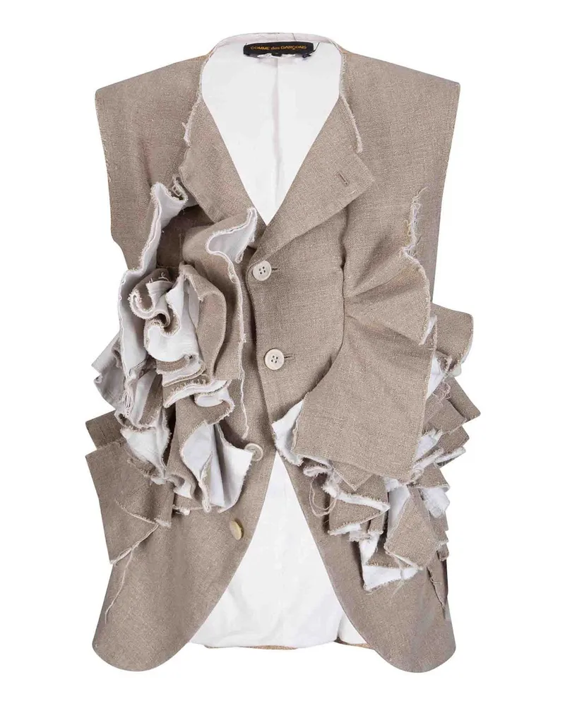 Comme des Garçons Weste - Hellbeige Hellbeige