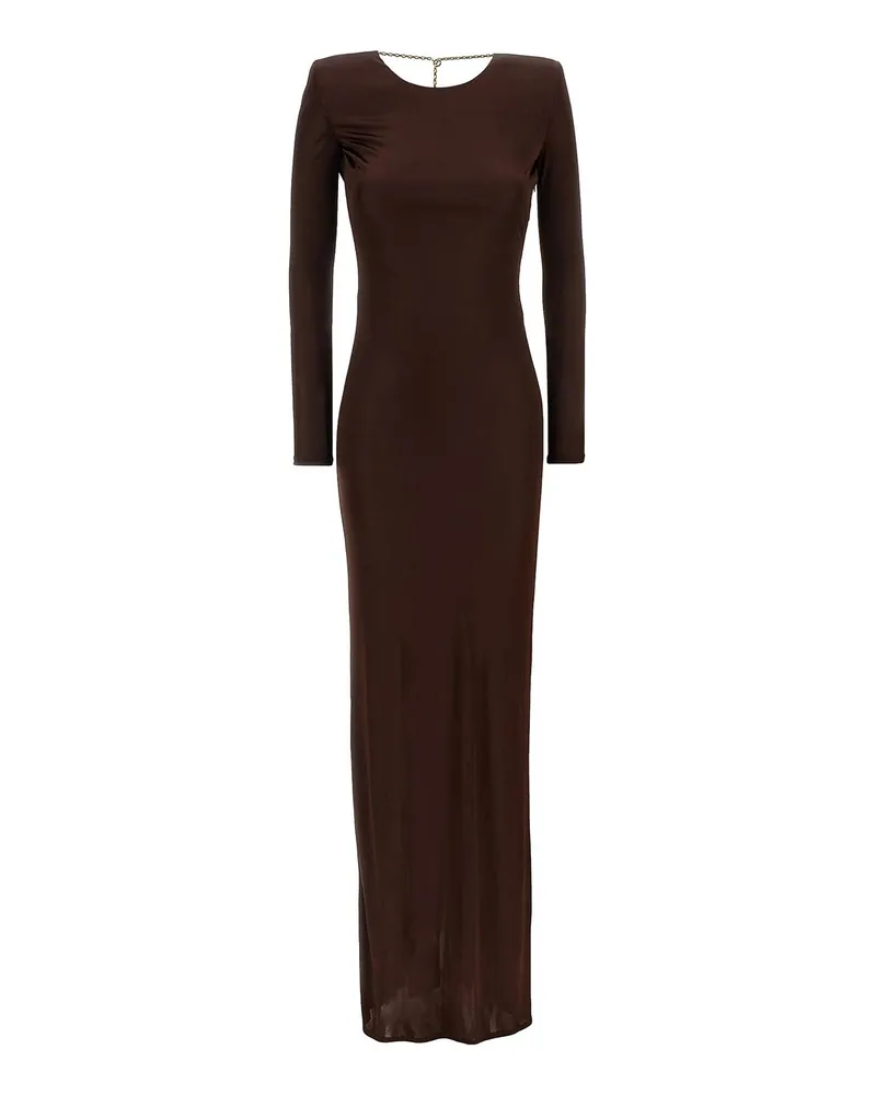 Elisabetta Franchi Maxikleid - Braun Braun