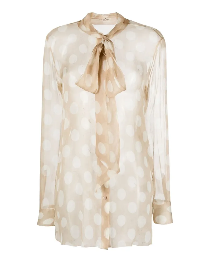 Ermanno Scervino Bluse - Weiß Weiß