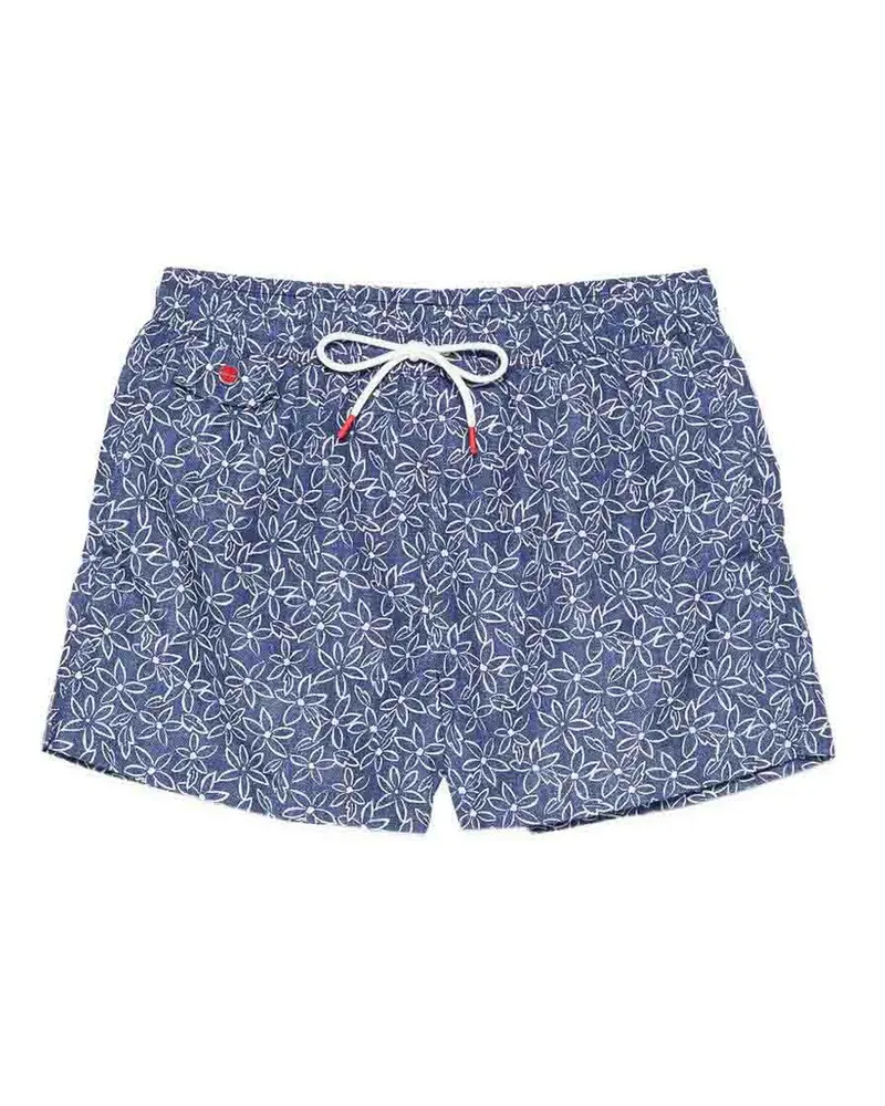 Kiton Badeanzug - Blau Blau