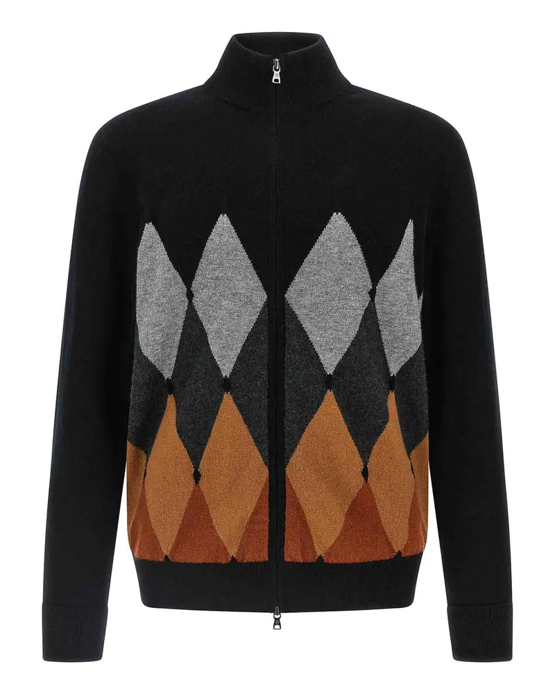 Ballantyne Cardigan - Schwarz Schwarz