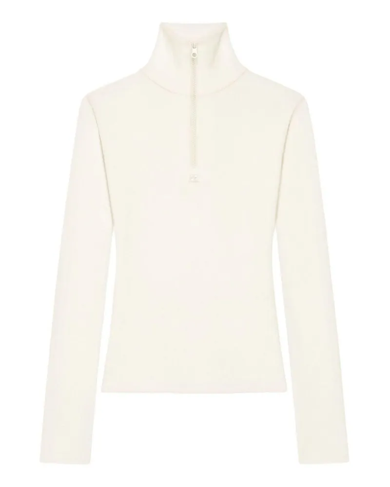 Courrèges Poloshirt - Weiß Weiß