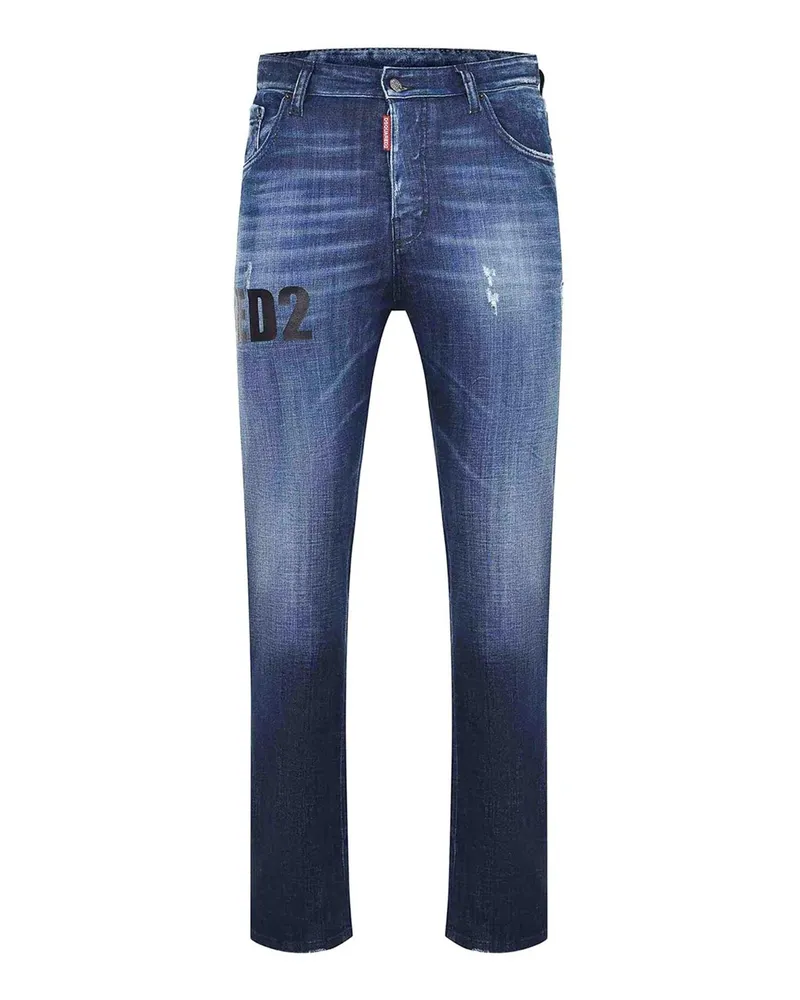Dsquared2 Straight Leg Jeans - Blau Blau