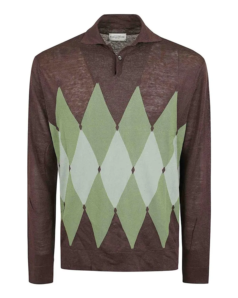Ballantyne Rollkragenpullover - Grün Grün