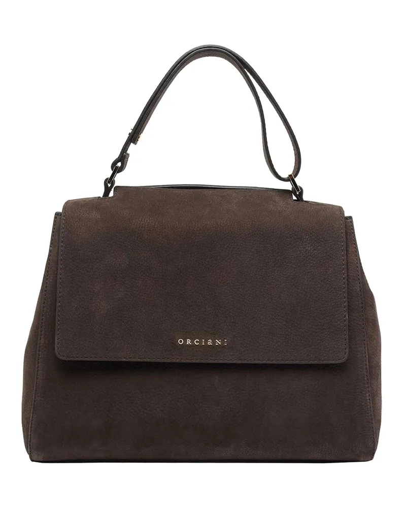 Orciani Schultertasche - Braun Braun