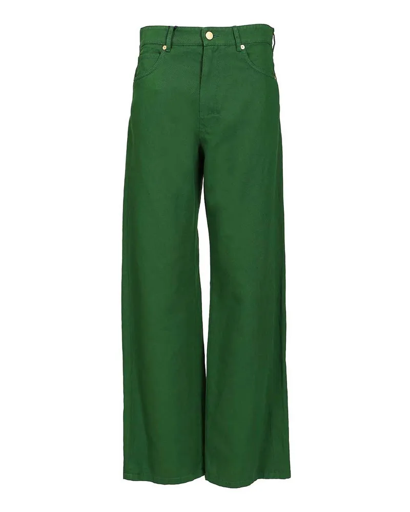 Max Mara Casual Hose - Grün Grün
