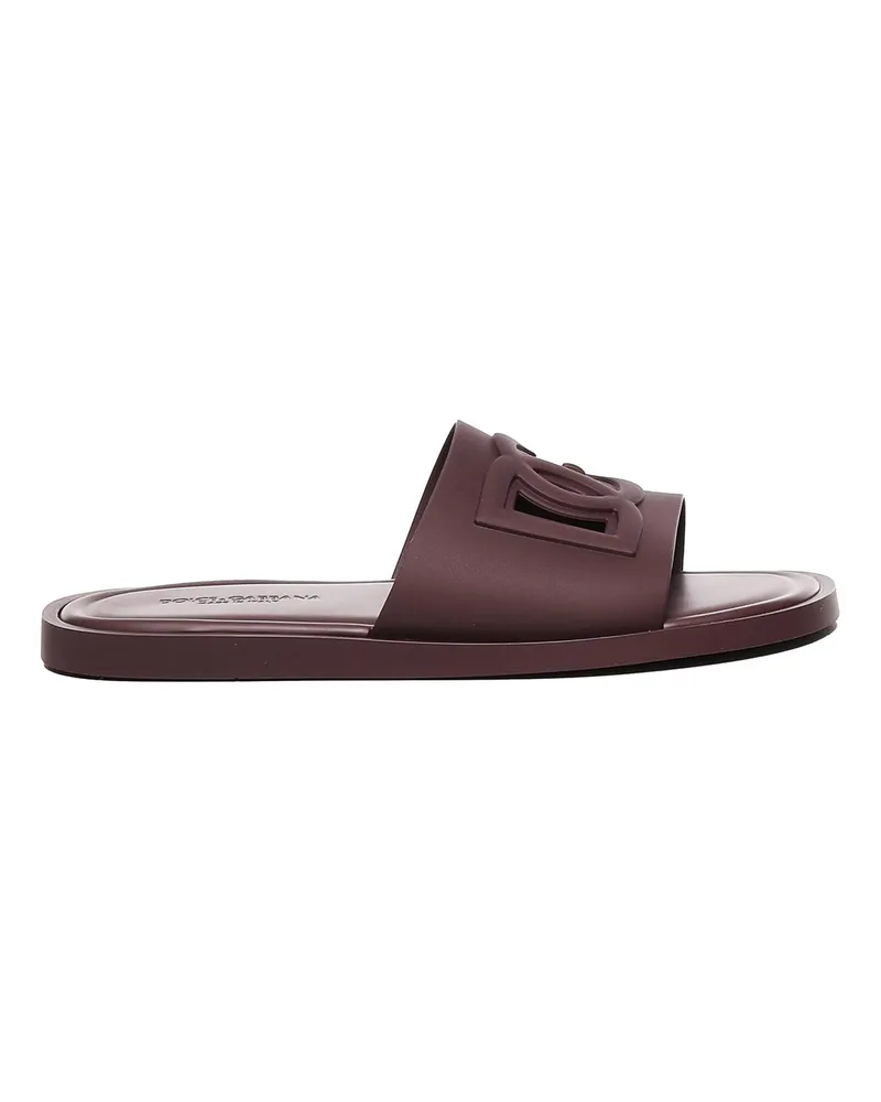 Dolce & Gabbana Sandalen - Dunkelrot Dunkelrot