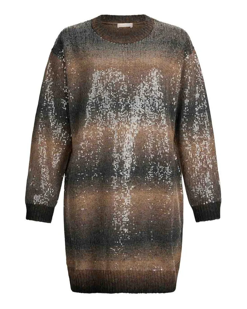 Liu Jo Rundhalspullover - Braun Braun