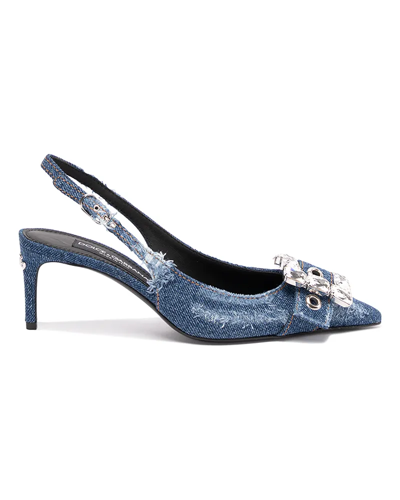 Dolce & Gabbana Sandalen - Helles Jeansblau Helles