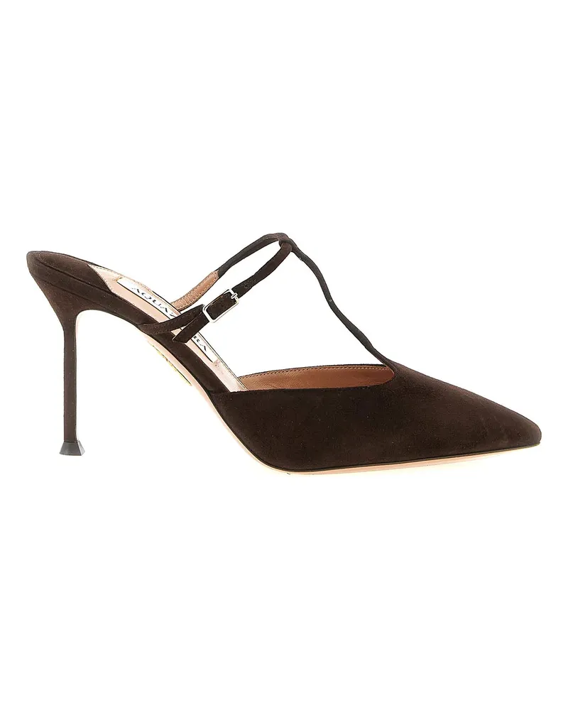 Aquazzura Mules - Braun Braun