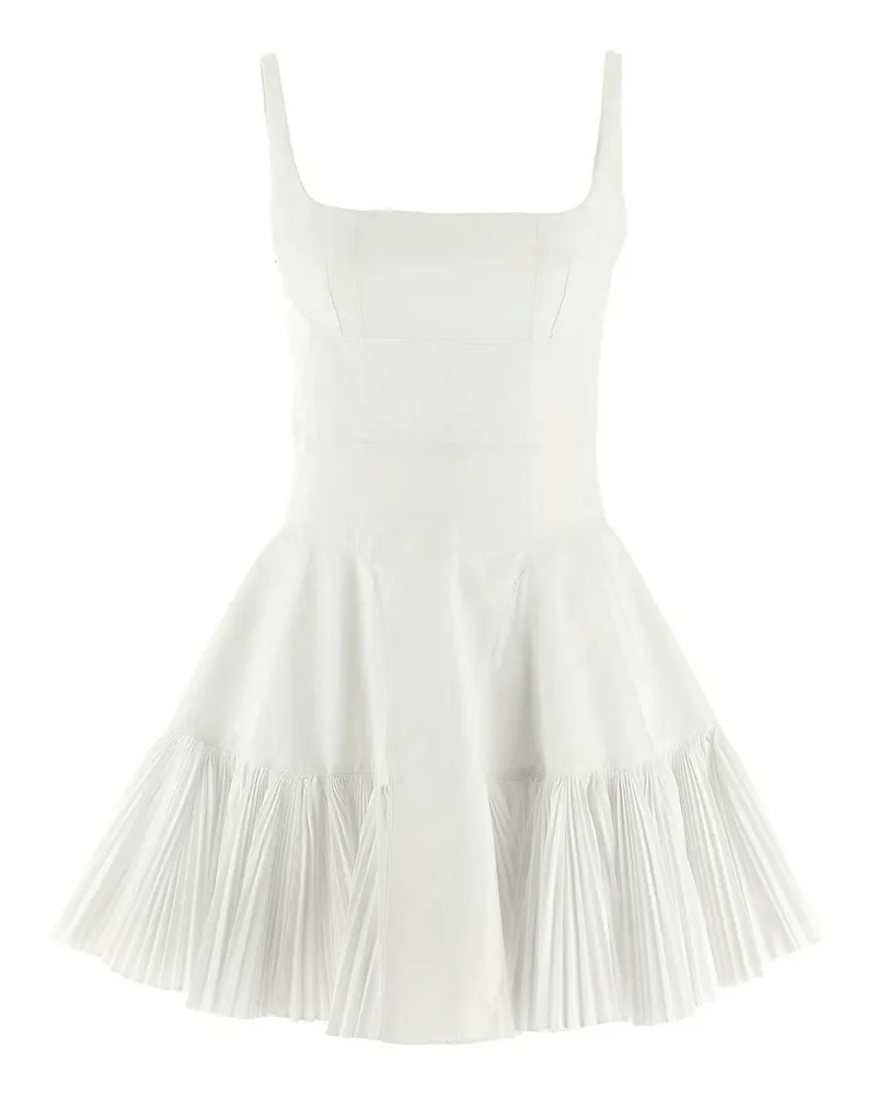 Giovanni Bedin Knielanges Kleid - Weiß Weiß