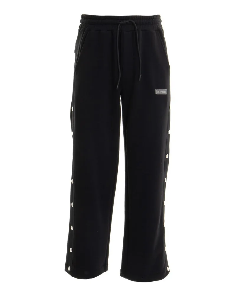 Les Hommes Casual Hose - Schwarz Schwarz