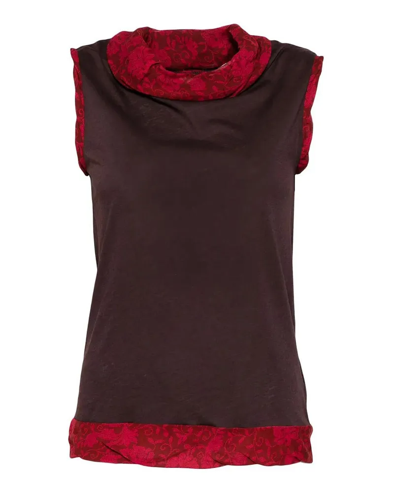 Dries van Noten Top - Bordeaux Bordeaux