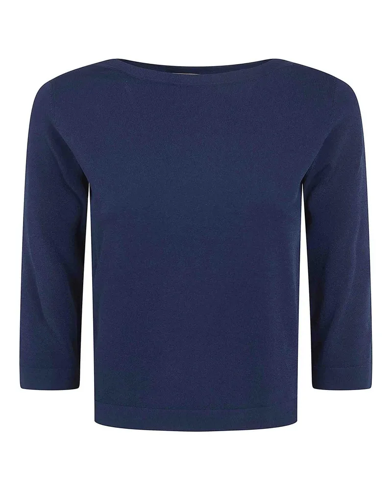 Nuur Rundhalspullover - Blau Blau