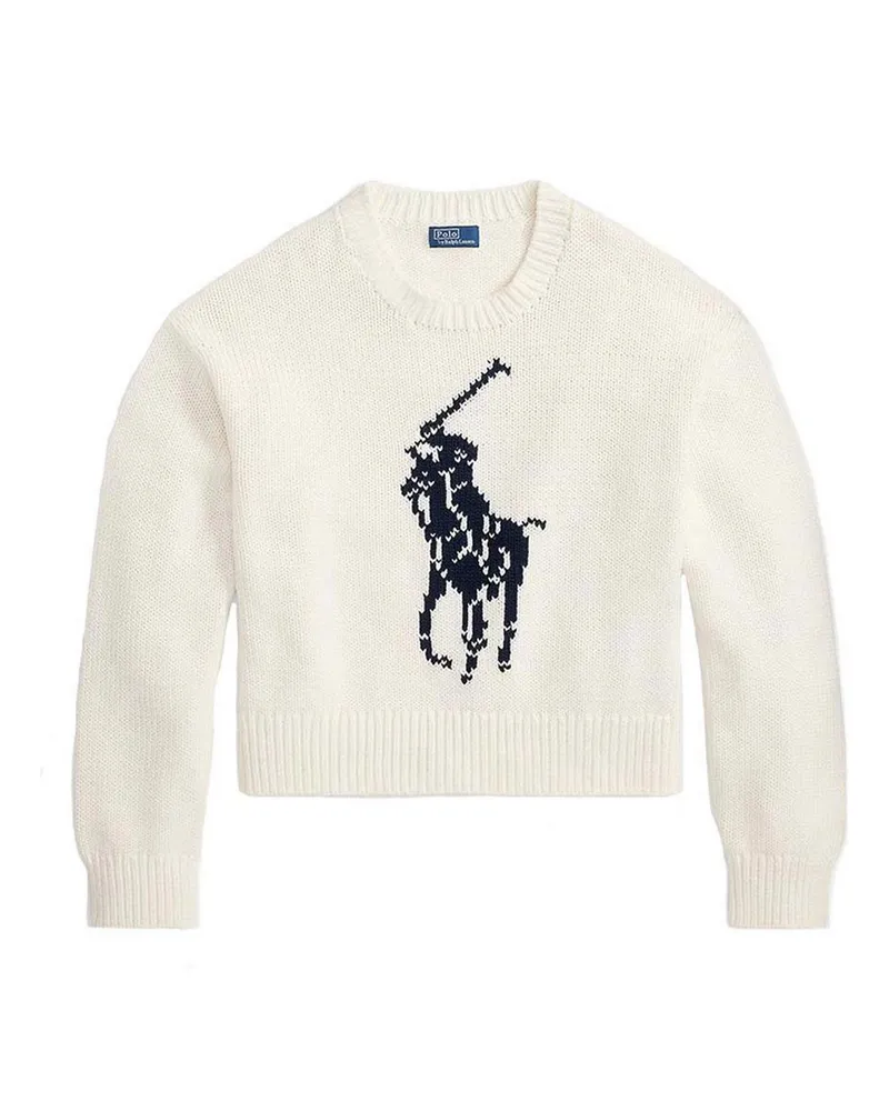 Ralph Lauren Rundhalspullover - Weiß Weiß