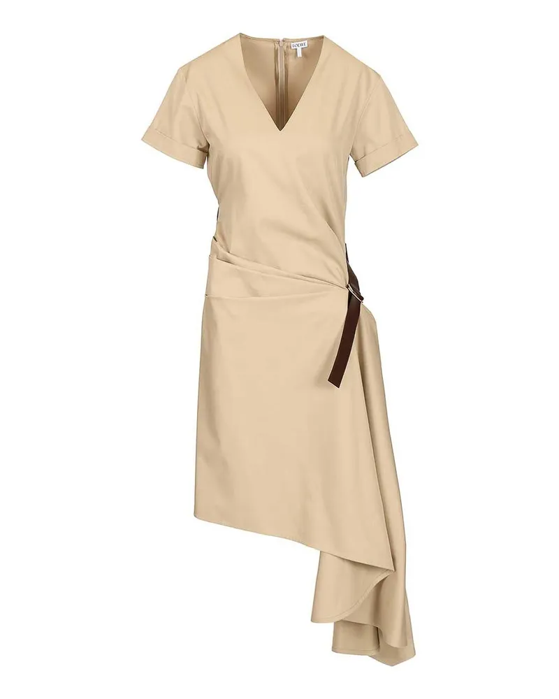 Loewe Knielanges Kleid - Beige Beige