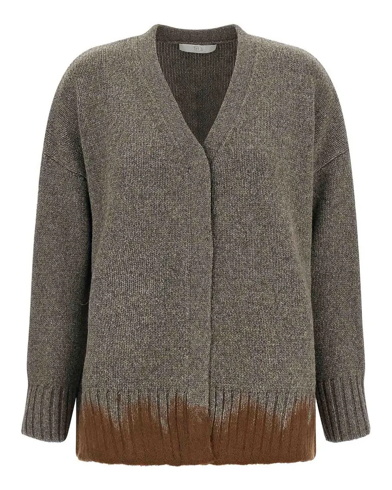 TELA Cardigan - Grau Grau