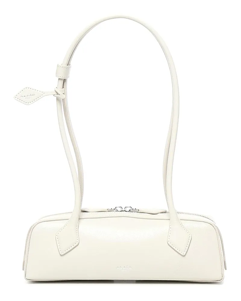Alaïa Schultertasche - Weiß Weiß