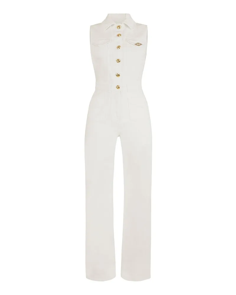 Elisabetta Franchi Jumpsuit - Weiß Weiß